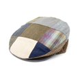 thumbnail image 4 of Hanna Hats Vintage Cap Patchwork 100% Linen Driving Flat Hat Handcrafted in Ireland, 4 of 6
