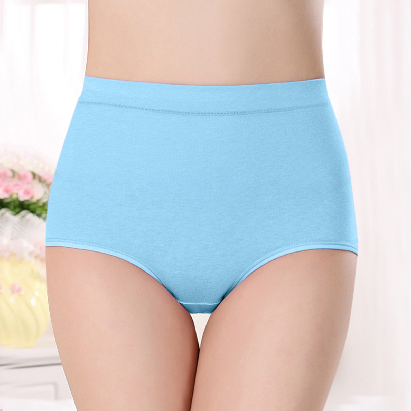 shpwfbe underwear women high waisted cotton stretch brief soft full  coverage ie bras for women lingerie for women