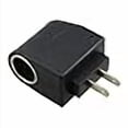thumbnail image 3 of iSaddle Universal AC to Car Cigarette Lighter Socket Adapter Converter Vehicle Power Inverters Vehicle Amplifier Power (US Plug, Output: 12V 500mA) 110V AC to 12V DC, 3 of 4
