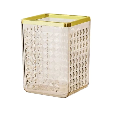 Makeup Brush Holder Organizer Cosmetic Brush Storage for Vanity Countertop Vintage Pencil Cup for Beauty Blender & Eyebrow Tools Compact Cylinder for Home Travel