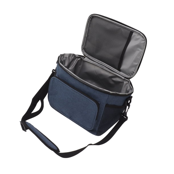 Bolsa de almuerzo aislada, bolsa de almuerzo plegable de 10 litros, diseño fácil de usar