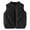 Black, variant on Razzly Child Boys Thermal Vest Lightweight Breathable Quilted Sleeveless Jacket for Outdoor Active Wear with Stand Collar and Pockets(Grey,7-8 Years)
