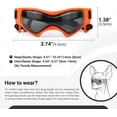 thumbnail image 3 of Dog Goggles, Anti-UV Windproof, Eye Protection for Extra Small Dogs, Riding Hiking, 3 of 6