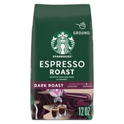 Starbucks Espresso Roast Dark Roast Ground Coffee 12-Ounce Bag