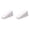 White 2PCS, variant on Nails Soft Sponges For Color Fade Manicure Nail Arts Tools 1.89x0.91x0.79 inch