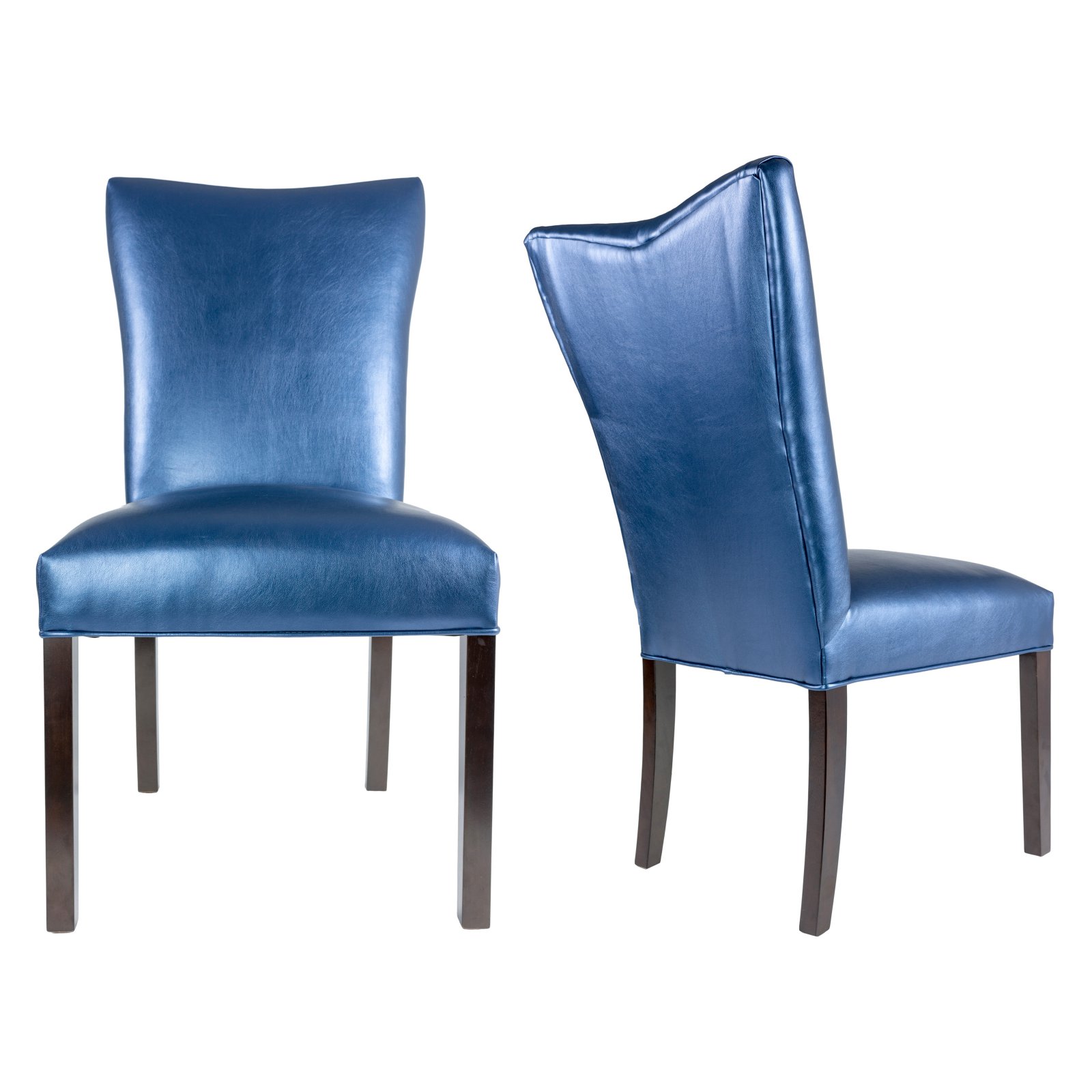 Sole Designs Italia Collection Hump Back Upholstered Vinyl Fabric