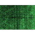 thumbnail image 1 of Ahgly Company Indoor Rectangle Abstract Green Modern Area Rugs, 2' x 5', 1 of 4