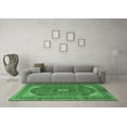thumbnail image 3 of Ahgly Company Indoor Rectangle Medallion Emerald Green Traditional Area Rugs, 5' x 8', 3 of 4