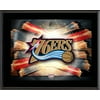 Philadelphia 76ers 10.5" x 13" Sublimated Horizontal Hardwood Classics Team Logo Plaque