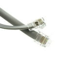 thumbnail image 1 of QualConnect Cordon de Téléphone (Données), RJ12, 6P / 6C, Satin Argenté, Droit, 7 Pieds, 1 of 4