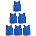 thumbnail image 1 of OULII Basketball Pinnies 6Pcs Dark Blue Sleeveless for Sports Training and Advertising Campaigns, 1 of 4