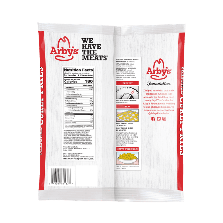 Save on Arby's Crinkle Fries Frozen Order Online Delivery