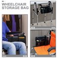thumbnail image 3 of DEEPCRAFF Multi Use Black Oxford Fabric Armrest Pocket Bag Suitable for Walker and Electric, 3 of 7