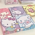 thumbnail image 2 of Sanrio-papel decorativo de Hello Kitty para estudiantes, suministros de papelería escolar, Kawaii, Kuromi, Cinnamoroll, piezas, 250, 2 of 4