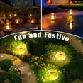 thumbnail image 3 of Floating Pool Lights, Solar Flame Lights Flickering IP68 Waterproof Ball Night Light, Outdoor Lantern Landscape Decoration Lamp for Pool, Pond, Event, Party, Garden(2pcs), 3 of 4