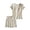 White, variant on Timegard 2 Piece Sets for Women Round Neck Short Sleeve Tops with Built in Bras Shorts Casual Workout Outfits