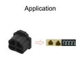 thumbnail image 3 of Silicone Telephone Modular Port RJ11 Anti-Dust Stopper Cap Cover Black 20 pcs, 3 of 4