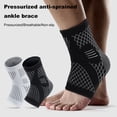 thumbnail image 2 of Pebbuoy Sports Ankle Support Brace Compression Sleeve High Elastic Friendly to Skin Breathable Stabilizing Ankle Wrap for Women Men, 2 of 7