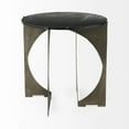 thumbnail image 2 of Home Roots 393197 Mod Marble Side Table, Black & Antiqued Nickel, 2 of 9