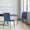 Blue#52, variant on Dining Chairs Gillian Modern Light Gray Fabric and Metal Dining Room Chairs - Set of 2,Wooden Dining Chairs