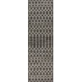 thumbnail image 3 of JONATHAN Y SANTA MONICA 2 x 8 Runner Rug, Ourika Moroccan Geometric Textured Weave - Black/Gray, SMB108F-28, 3 of 6