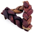Bull Two Braids ValueBull USA Beef Collagen Braids for Large Dogs, 6 Inch Jumbo, 20 ...