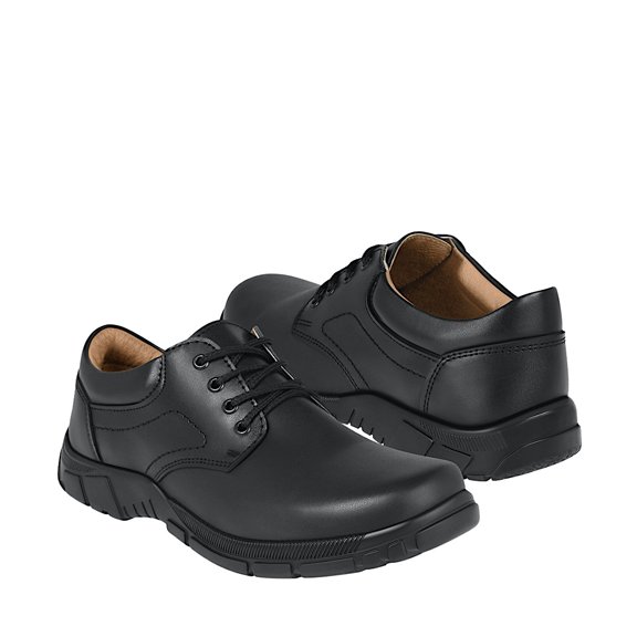 ZAPATOS ESCOLARES NIÑO STYLO 4204 SIMIPIEL NEGRO