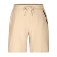 thumbnail image 4 of Diufon Men's Athletic Shorts Drawstring Waisted Outdoor Sport Shorts Spring Summer Hiking Shorts with Pockets, 4 of 6