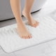 thumbnail image 2 of Alfombrillas de Baño de Espuma de Memoria REGALWOVEN Ultra Suave Antideslizante Alfombra de Baño Absorbente de Agua Secado Rápido Alfombra de Baño Blanco Lechoso 16" x 24", 2 of 6