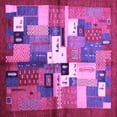 thumbnail image 1 of Ahgly Company Indoor Square Abstract Purple Contemporary Area Rugs, 8' Square, 1 of 4