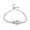 White, variant on 925 Sterling Silver White CZ Hamsa Evil Eye Womens Link Chain Bracelet
