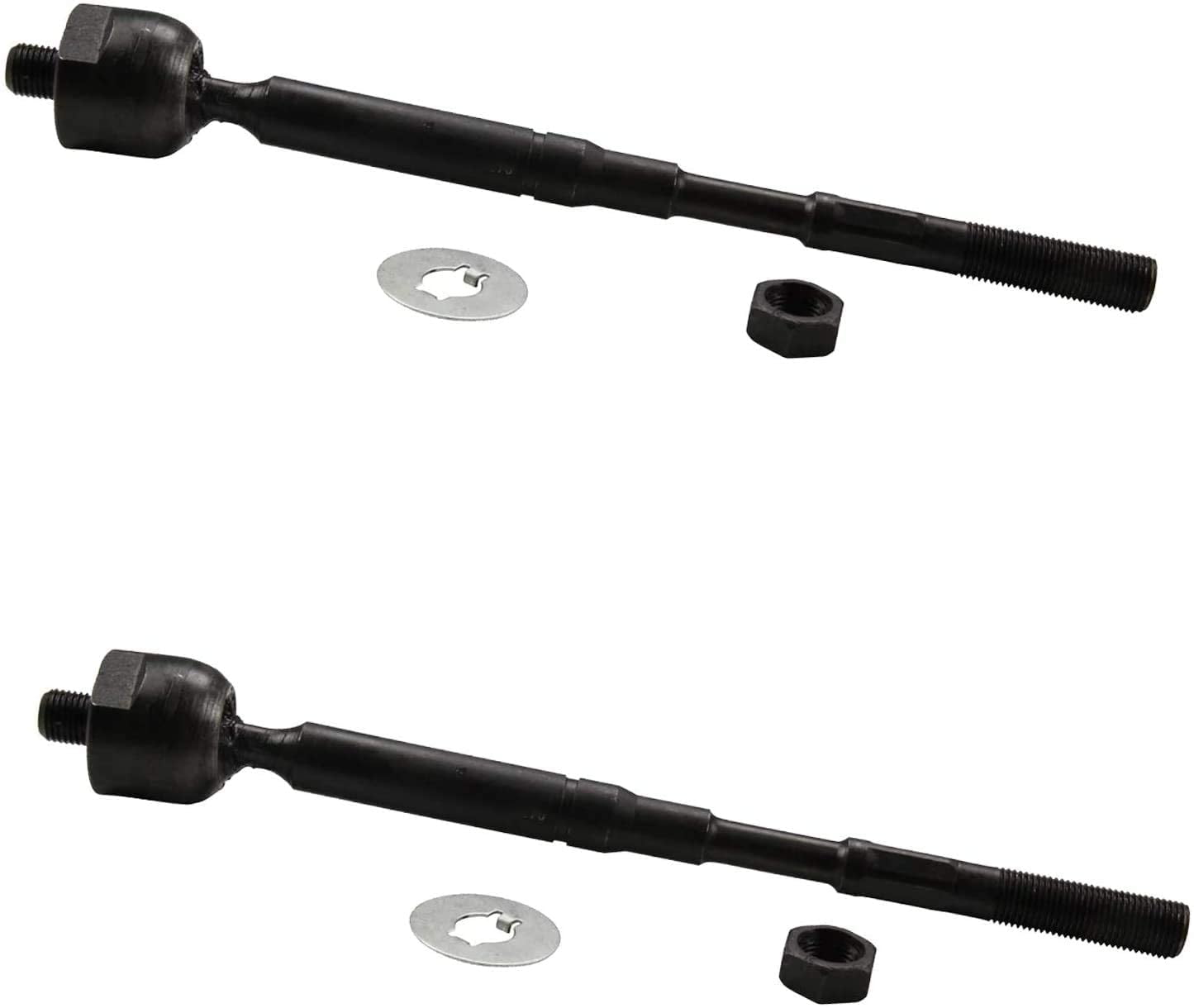 Detroit Axle - Front 4pc Tie Rods for 03-08 Toyota Corolla, 4 Outer and Inner Tie Rod Ends 2003 2004 2005 2006 2007 2008 Replacement