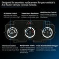 thumbnail image 4 of Módulo de control del clima del calentador de aire acondicionado Unique Bargains para Dodge para Ram 1500 3500 2014-2018 para el panel de control HVAC No. 68268190AA/68186217AD, 4 of 7
