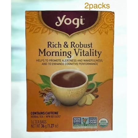 Yogi Tea Morning Vitality Rich and Robust 16 bags