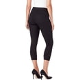 thumbnail image 2 of NINE WEST Heidi Pull-on Crop Skinny Jeans ZZO Black 4, 2 of 3
