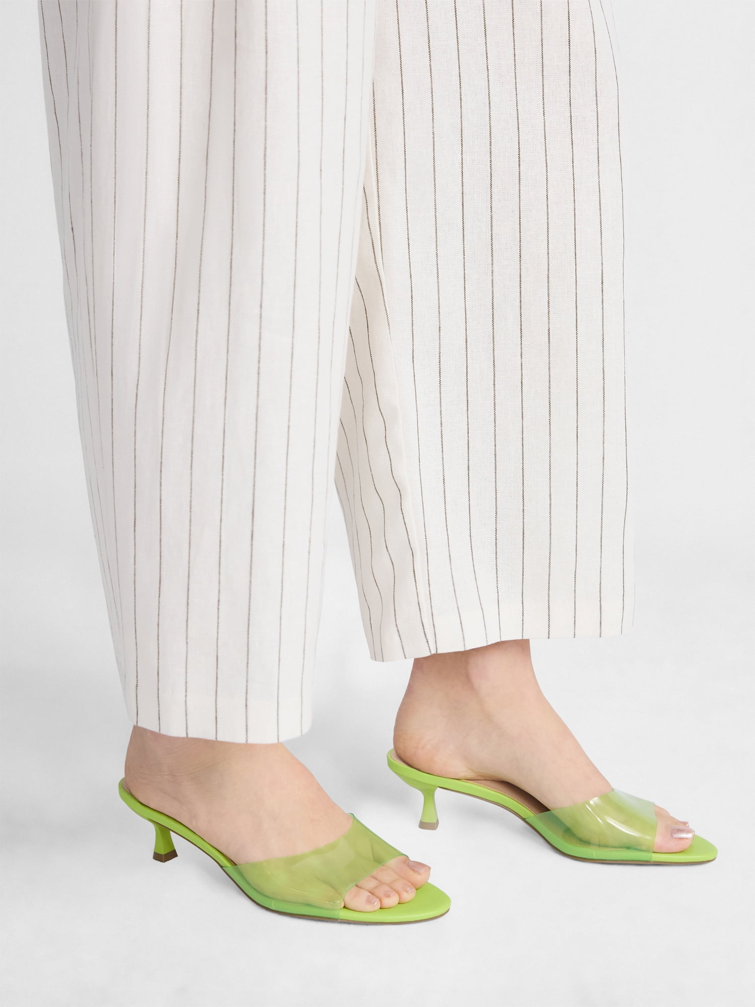 Scoop Women's Jelly Slide On Kitten Heels