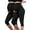 2-Black/black(8" shot 2 pack), variant on Women's Maternity Capri Leggings over The Belly Pregnancy Yoga Pants Workout Activewear Leggings 2-Pack