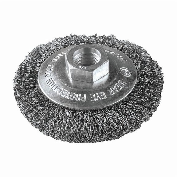 Makita Wire Wheel Brush,Crimped,Arbor Hole A-98647