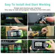 RainPoint Garden Hose Timer, 4 Outlets Water Timer Programmable Sprinkler Timed Watering Controller System Faucet Timer for Lawn Yard, ITV405