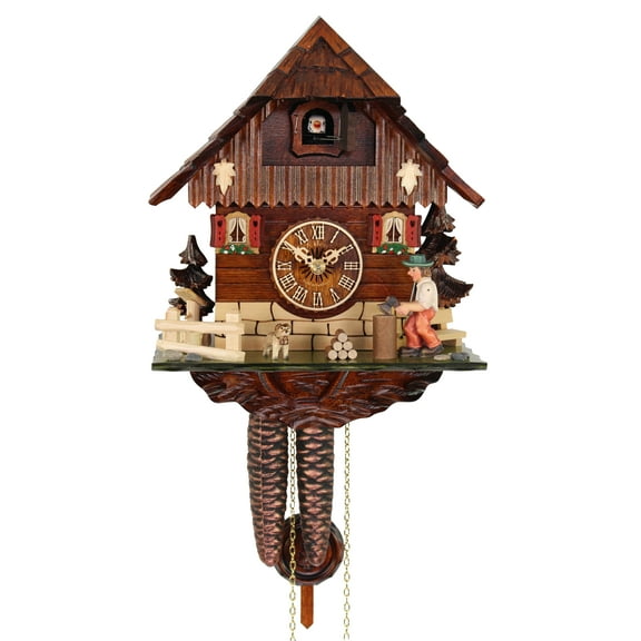 HerrZeit by Adolf Herr Cuckoo Clock  - The Busy Wood Chopper