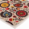 thumbnail image 3 of 3X Vintage Square Cotton Linen Lace Sun Flower Tablecloth, Washable Tablecloth Dinner Picnic Table Cloth, 3 of 7