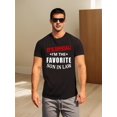 thumbnail image 1 of Most Popular Son-in-Law Text Summer Cotton Loose T-Shirt Printed Short Sleeve Men's Tops Round Neck Casual Half Sleeve Fit Lightweight Tops, 1 of 6