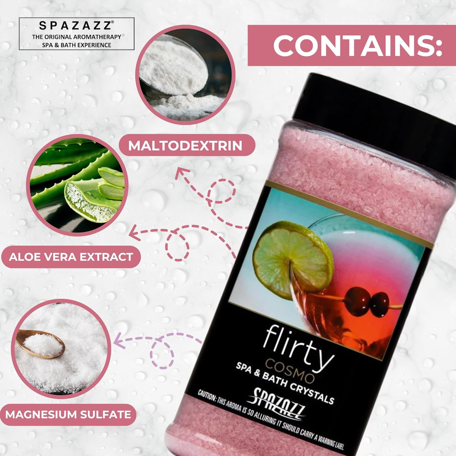Spazazz Aromatherapy Spa and Bath Crystals - Cosmo 17oz (2 Pack)