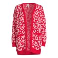 thumbnail image 5 of Dreamers by Debut Women's Open Front Print Cardigan Sweater, Midweight, 5 of 5