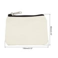 thumbnail image 2 of Unique Bargains Coin Purse Pouch, Change Purses Small Organizer Bags Zipper 3' x 5', White, 2 of 5