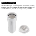 thumbnail image 4 of Unique Bargains Water Filter Housing 10' Whole House Filtration System 1/2 Inch Inlet/Outlet Port for Kitchen White, 4 of 5