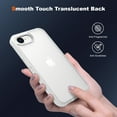 thumbnail image 4 of Dteck for iPhone 16e Case with Screen Protector + Lanyard Wrist Strap, Translucent MatteShockproof Protective Phone Case for iPhone 16e 6.1 Inch, Translucent, 4 of 6
