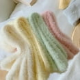 thumbnail image 4 of Jtbuh XLY Fleece Super Soft Socks Solid Winter Warm Thickened Coral Plush Thermal Snow Home Sleep Floor Sock, 4 of 7