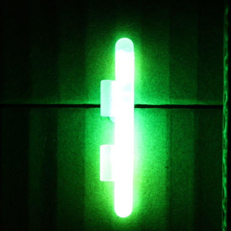 50pcs New Clip on Night Fishing Float Lightstick Fluorescent Light Dark Glow  Stick 50PCS TYPE1 (4.5X37MM) 