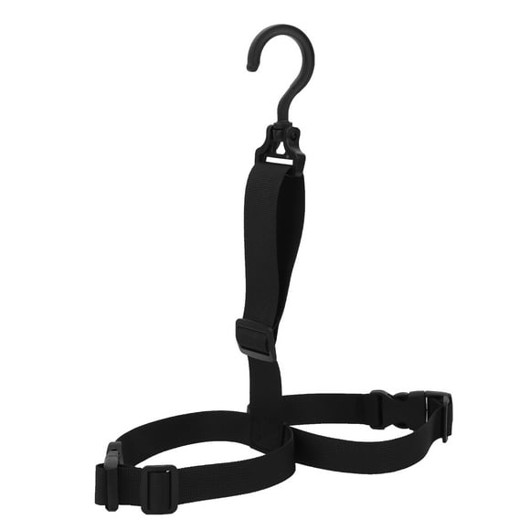 YLSHRF Fishing Boots Hanger Wader Boots Hanger Webbing Dry Black Durable For Fishing